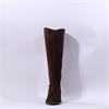 Wonders Fei Low Heel Long Boot - Brown Suede
